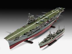 Revell HMS Ark Royal and Tribal Class destroyer 1:720