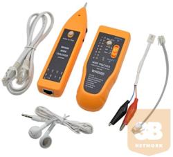  Hanggenerátoros kábelkereső / érpárkereső + UTP kábelteszter