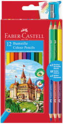 Faber-Castell Creioane colorate eco 12+3 buc/set FABER-CASTELL, FC110312