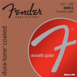Fender Dura-Tone 880CL 80/20 Coated 11-52 akusztikus gitárhúr