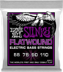 Ernie Ball 2811 Flatwound Bass 55-110 - hangszeraruhaz