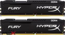 Kingston HyperX FURY 16GB (2x8GB) DDR4 3466MHz HX434C19FB2K2/16