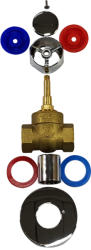 Csempecsap 1/2" gombbal (8000)