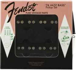 Fender Pure Vintage '74 Jazz Bass Pickup Set of 2, Black