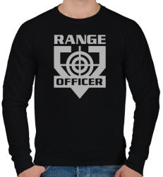 printfashion Range Officer - Férfi pulóver - Fekete (856978)
