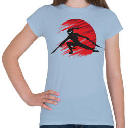 printfashion Ninja - Női póló - Világoskék (859246)