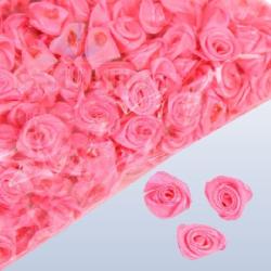 szatén rózsafej 1, 2 cm, pinkrózsaszín (90 db)
