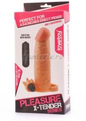 Lovetoy -Extender Pleasure X-Tender Vibrating Penis Sleeve 17cm
