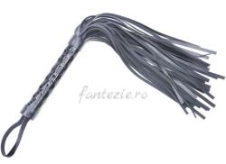 SEX-TOYS Black Color Embossed Whip
