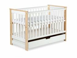 Klups Patut lemn Cu Sertar Klups Iwo Alb-Natur (00008478) - babyneeds