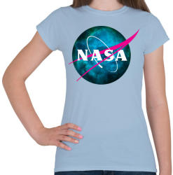 printfashion NASA NEBULA - Női póló - Világoskék (870458)