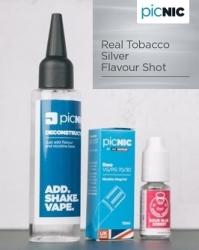 Jac Vapour Pachet Lichid Tigara Electronica Premium Jac Vapour Real Tobacco Silver 60ml / 120ml, Nicotina 3/6/9 mg/ml, High VG, Fabricat in UK