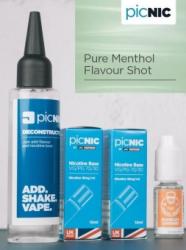 Jac Vapour Lichid Tigara Electronica Premium Jac Vapour Pure Menthol 70ml, Nicotina 5, 1mg/ml, 80%VG 20%PG, Fabricat in UK, Pachet DiY Lichid rezerva tigara electronica