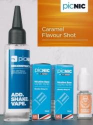 Jac Vapour Lichid Tigara Electronica Premium Jac Vapour Caramel 70ml, Nicotina 5, 1mg/ml, 80%VG 20%PG, Fabricat in UK, Pachet DiY