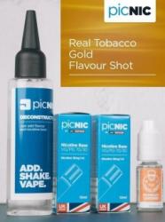Jac Vapour Lichid Jac Vapour Real Tobacco Gold 70ml, Nicotina 5, 1mg/ml, Proportie VG 80% si PG 20%, Made in UK, Pachet Mix and Vape