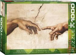 EUROGRAPHICS 1000 db-os puzzle - Creation of Adam, Michelangelo - Detail (6000-2016)