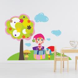 BeKid Stickere perete copii Copacel animat - 130 x 112 cm