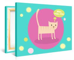 BeKid Tablou canvas Pisicuta Miau - 50 x 70 cm