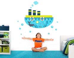 BeKid Sticker decorativ O Lume intr-un Vapor - 193 x 96 cm