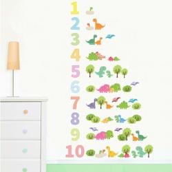 BeKid Sticker decorativ Lumea Dinozaurilor - 86 x 154 cm