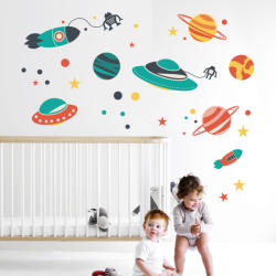 BeKid Stickere perete copii Cosmos - 81 x 48 cm