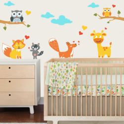 BeKid Stickere perete copii Prin padure - 215 x 110 cm