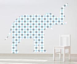 BeKid Sticker decorativ Giant Elephant pentru baietei - 121 x 96 cm