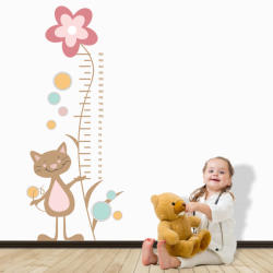 BeKid Stickere perete copii Cat with Flower - 80 x 190 cm