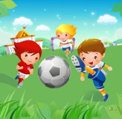 BeKid Tablou canvas Football - 40 x 40 cm