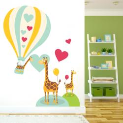 BeKid Sticker decorativ Girafe indragostite - 150 x 173 cm
