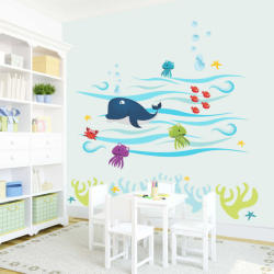 BeKid Stickere perete copii Ocean - 100 x 105 cm