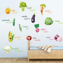 BeKid Sticker decorativ Legumele Vesele - 120 x 53 cm