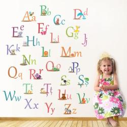 BeKid Sticker decorativ Sa ne Jucam Invatand - 119 x 116 cm