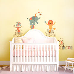 BeKid Stickere perete copii Circus - 71 x 90 cm