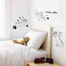 BeKid Stickere perete copii Catelusi - 90 x 80 cm
