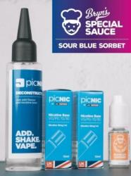 Jac Vapour Lichid Tigara Electronica Premium Jac Vapour Bryn's Special Sauce Sour Blue Sorbet 70ml, Nicotina 5, 1mg/ml, 80%VG 20%PG, DiY