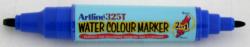 Artline Watercolor marker ARTLINE 325T, doua capete - varf rotund 2.0mm/tesit 5.0mm - albastru (EK-325T-BL)