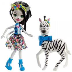 Mattel Enchantimals - Zelena Zebra és Hoofette (FKY72/FKY75)