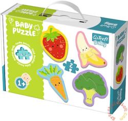 Trefl Baby Puzzle - Zöldségek és gyümölcsök 4x2 db-os (36076)