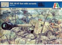 Italeri PAK 40 AT Gun with servants 1:72 (6096)