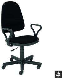 Halmar Scaun birou HM Bravo, Ergonomic, Polipropilena, Stofa, Inaltime ajustabila, 90 kg, Negru (00001552)