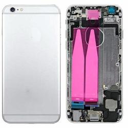 Utángyártott tel-szalk-00042 Akkufedél hátlap - burkolati elem iPhone 6S ezüst utángyártott (tel-szalk-00042)
