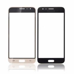 tel-szalk-02600 Samsung Galaxy J3 (2016) üveg előlap - kijelző részegység nem-touch arany szervizalkatrész (tel-szalk-02600)