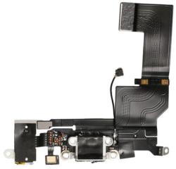  tel-szalk-01331 Apple iPhone SE töltőcsatlakozó port, flexibilis kábel / töltő csatlakozó flex fekete (tel-szalk-01331)