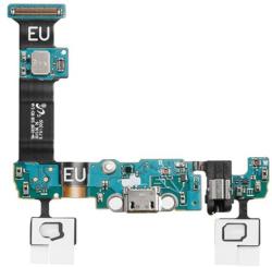 tel-szalk-01477 Samsung Galaxy S6 Edge Plus G928F / G928P / G928T töltőcsatlakozó port panel, flexibilis kábel / töltő csatlakozó flex (tel-szalk-01477)
