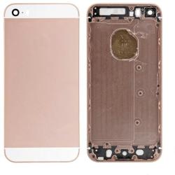 tel-szalk-00104 Apple iPhone SE rózsa arany akkufedél, hátlap, hátlapi kamera lencse (tel-szalk-00104)