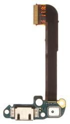  tel-szalk-01578 HTC One M7 töltőcsatlakozó port, flexibilis kábel / töltő csatlakozó flex (tel-szalk-01578)