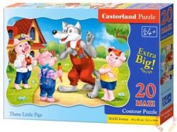 Castorland A három kismalac maxi puzzle 20 db-os (C-02399)