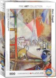 EUROGRAPHICS Chagall - Paris Through the Window 1000 db-os (6000-0853)