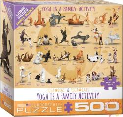 EUROGRAPHICS Yoga is a Family Activity 500 db-os (8500-5354)